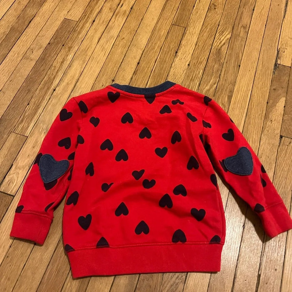 Cat and Jack Unisex Hearts Sweater | 2T - Picture 6 of 6